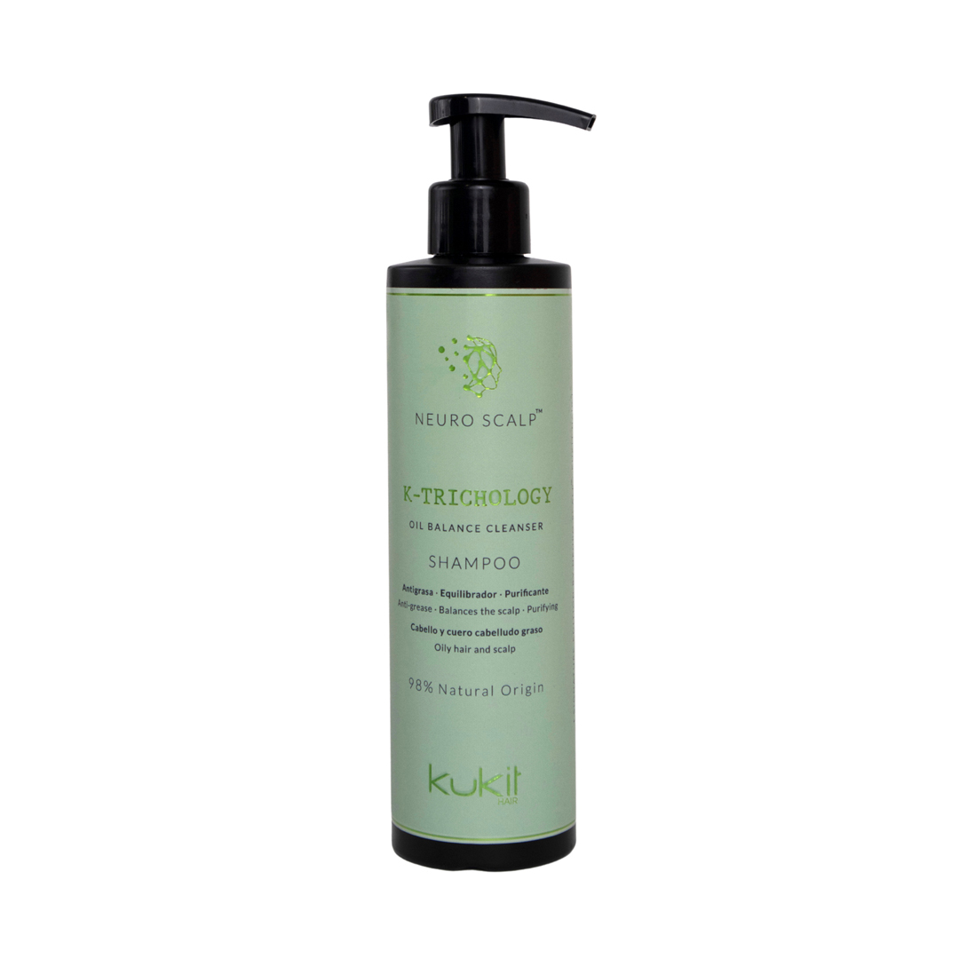 stylscomercial-stylsigualada-kukit k-fortifik-neuro scalp-champú antigrasa equilibrador y purificante 250 ml