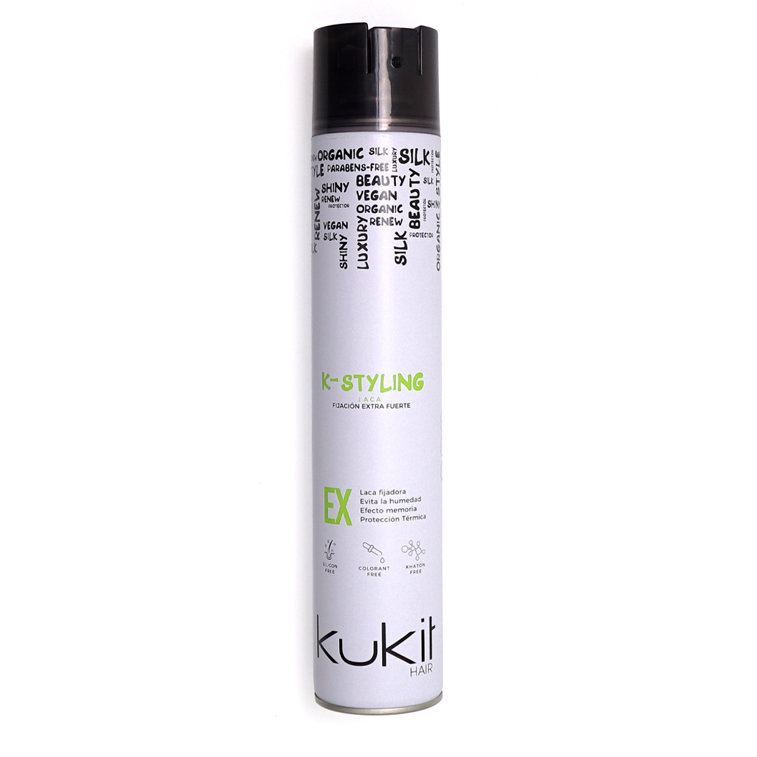 stylscomercial-stylsigualada-kukit k-styling laca fijadora extra fuerte 300 ml.