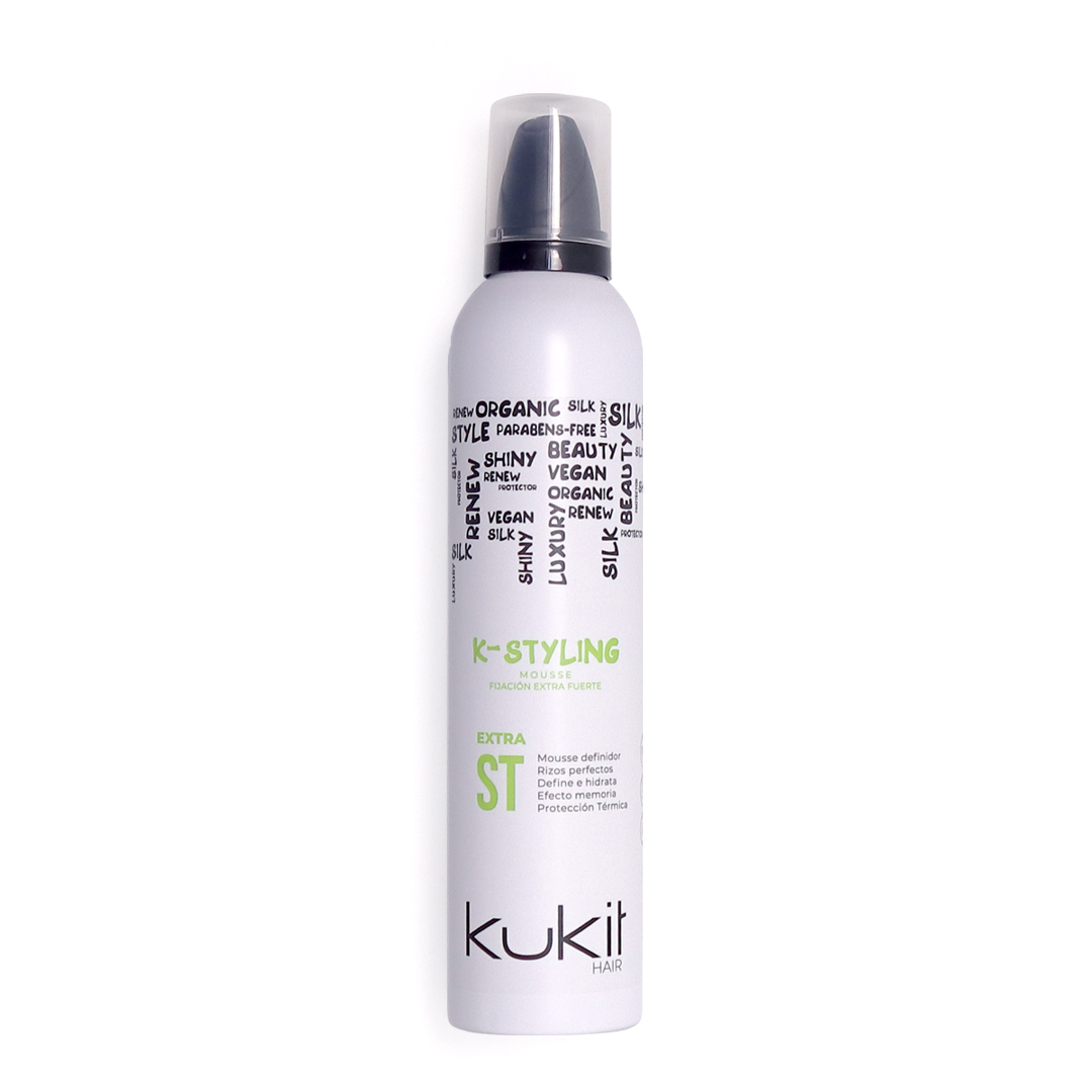 stylscomercial-stylsigualada-kukit k-styling mousse espuma definidor extra fuerte 300 ml.