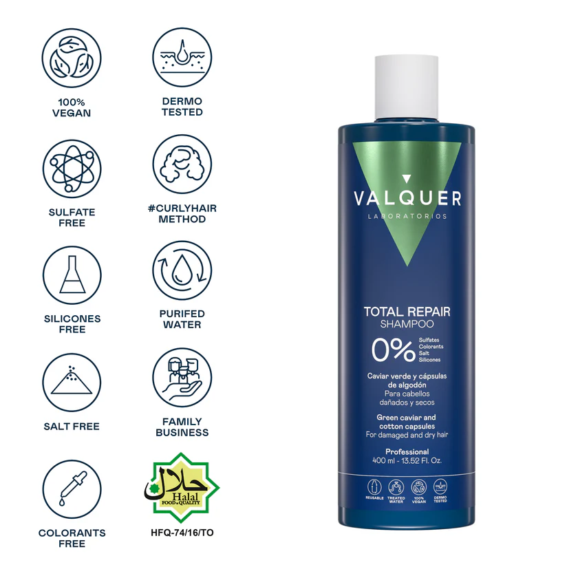 stylscomercial-stylsigualada-valquer champú total repair sin sulfastos 400 ml