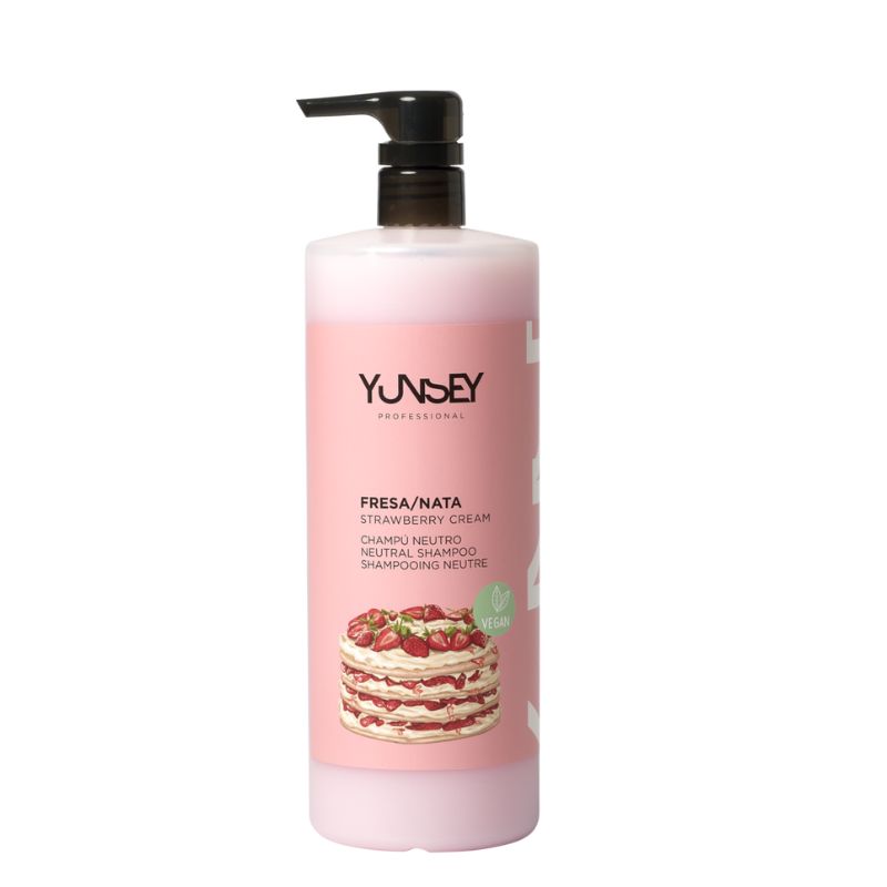 stylscomercial-stylsigualada-yunsey champú aromático fresa nata 1000 ml.