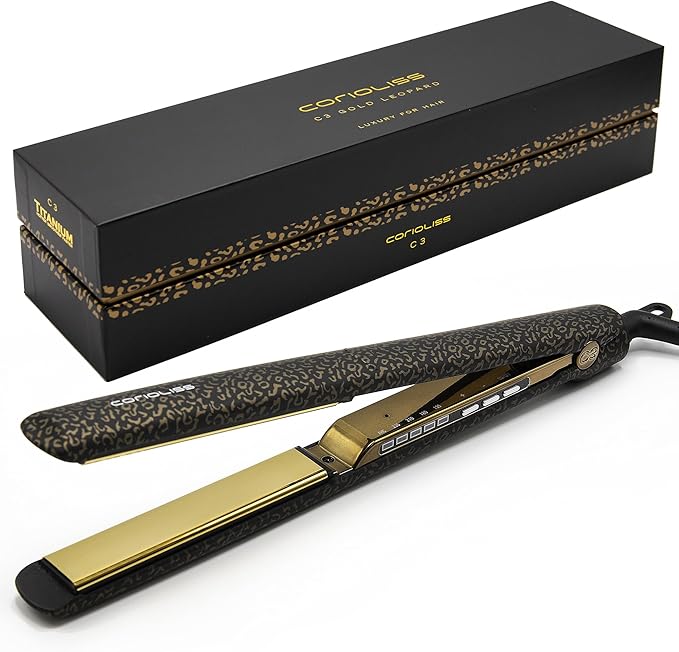 stylscomercial-stylsigualada-plancha corioliss C3 soft touch gold leopard