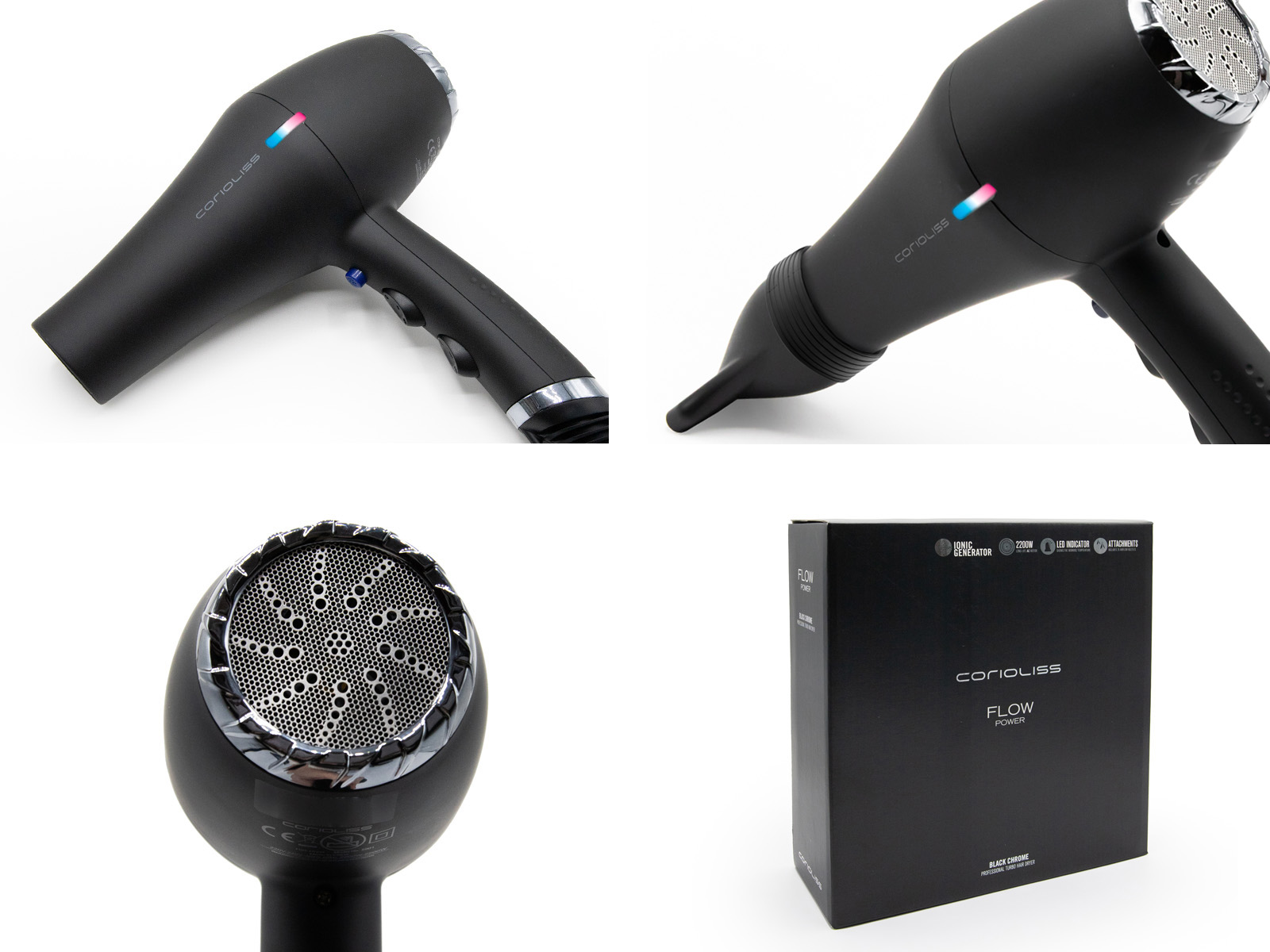 stylscomercial-stylsigualada-secador corioliss-flow power black chrome-caja