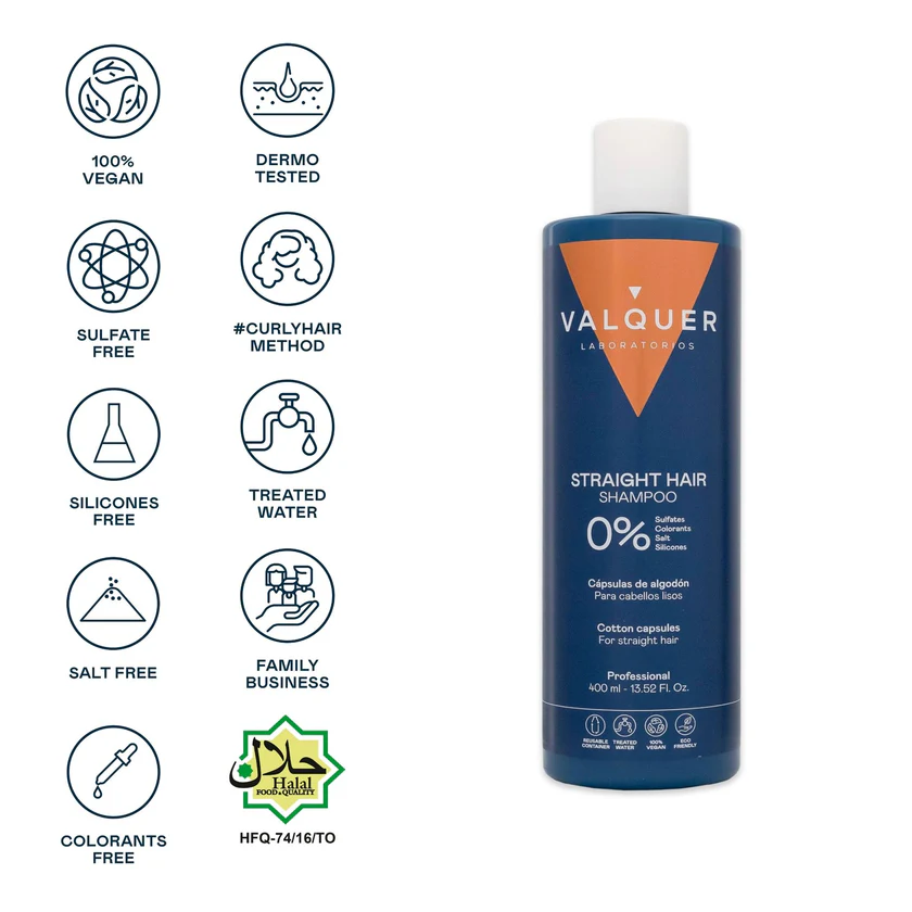 stylscomercial-stylsigualada-valquer champú cabello liso sin sulfatos-400 ml