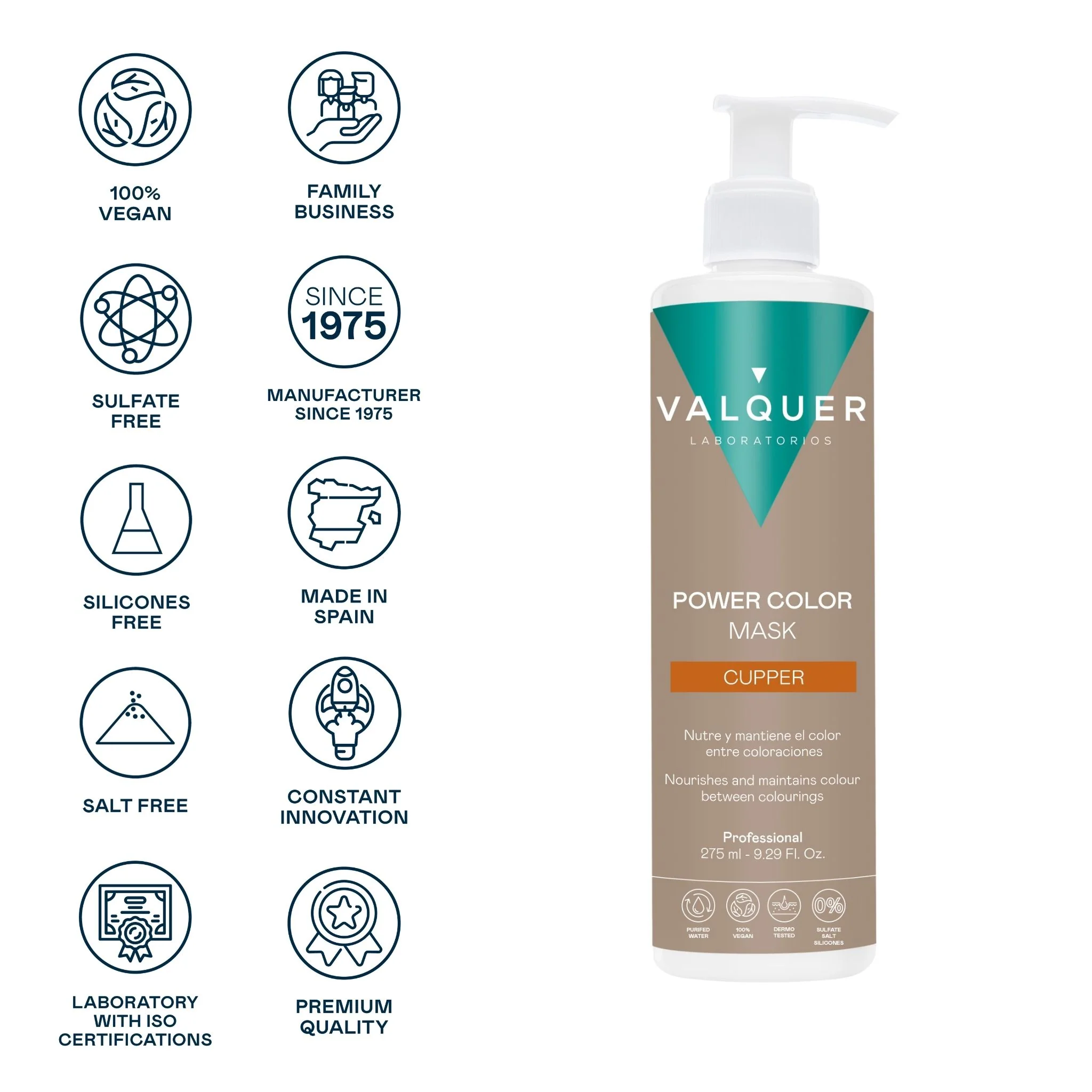 stylscomercial stylsigualada stylshairproducts valquer mascarilla color cobreç