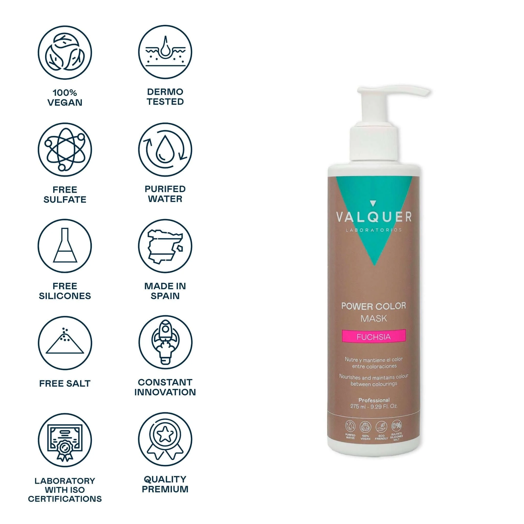 stylscomercial stylsigualada stylshairproducts valquer mascarilla color fucsia