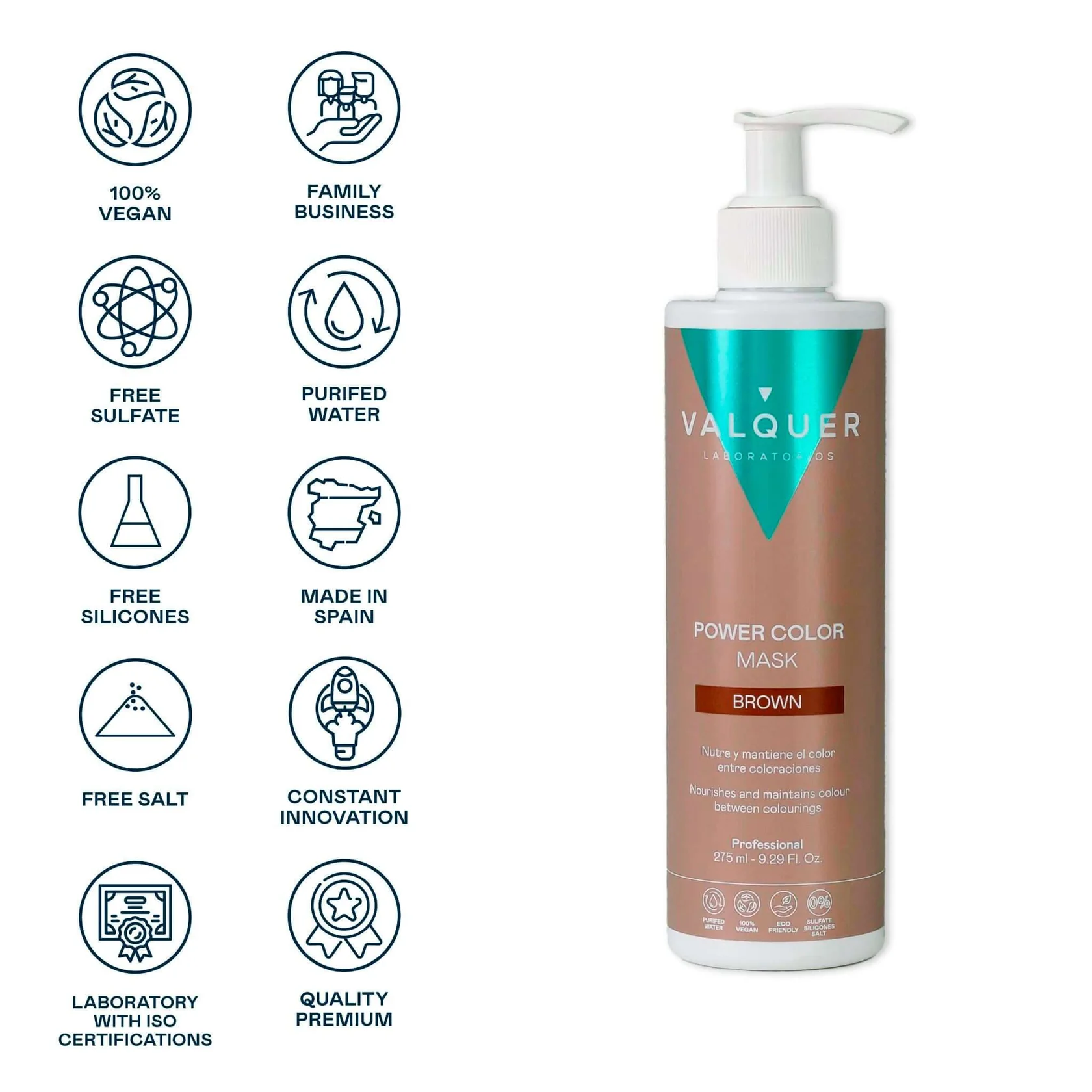 stylscomercial stylsigualada stylshairproducts valquer mascarilla color marrón