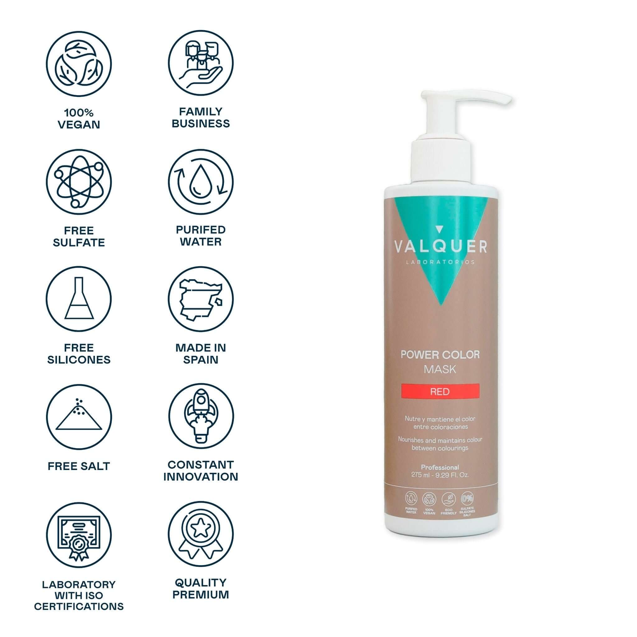 stylscomercial stylsigualada stylshairproducts valquer mascarilla color rojo