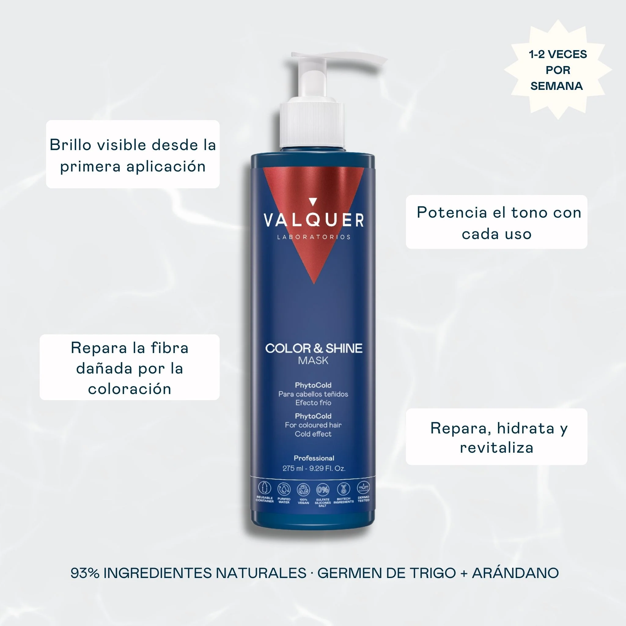stylscomercial stylsigualada stylshairproducts valquer mascarilla color y brillo 275