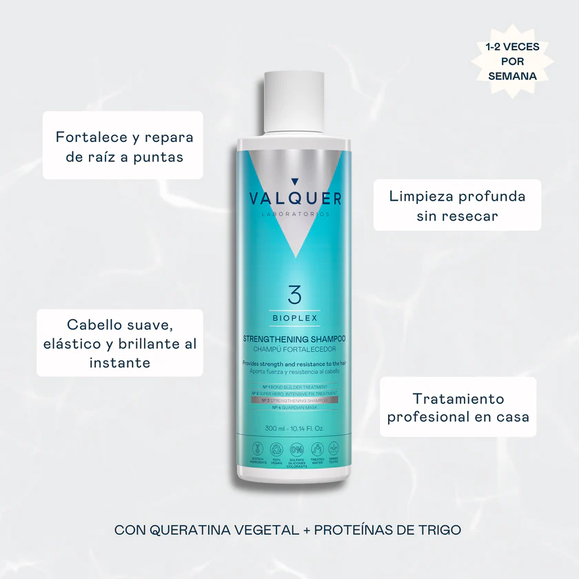 stylscomercial-stylsigualada-valquer champú fortalecedor bioplex nº3 300 ml