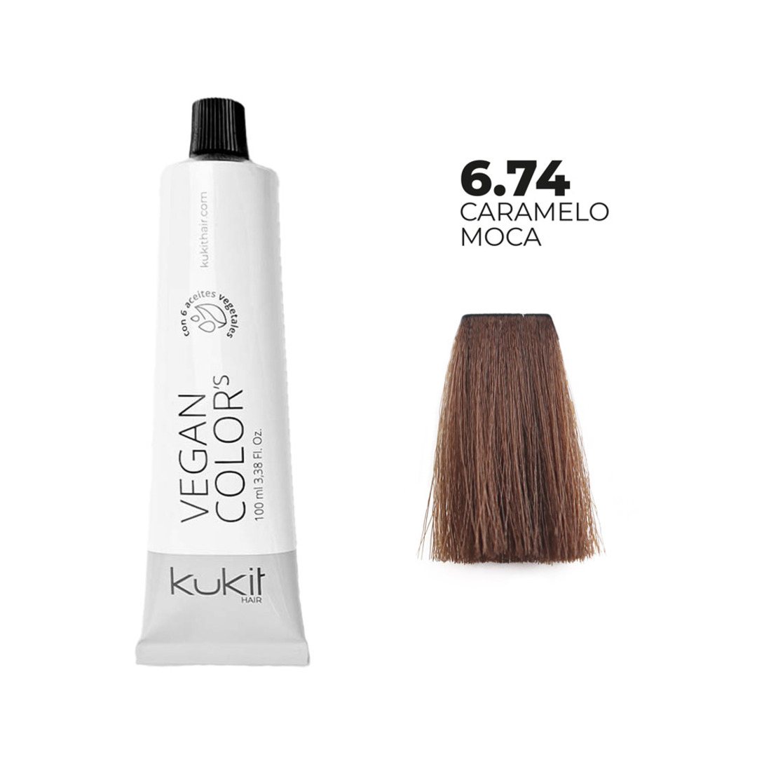 stylscomercial stylsigualada stylshairproducts kukit tinte Nº 6.74 2