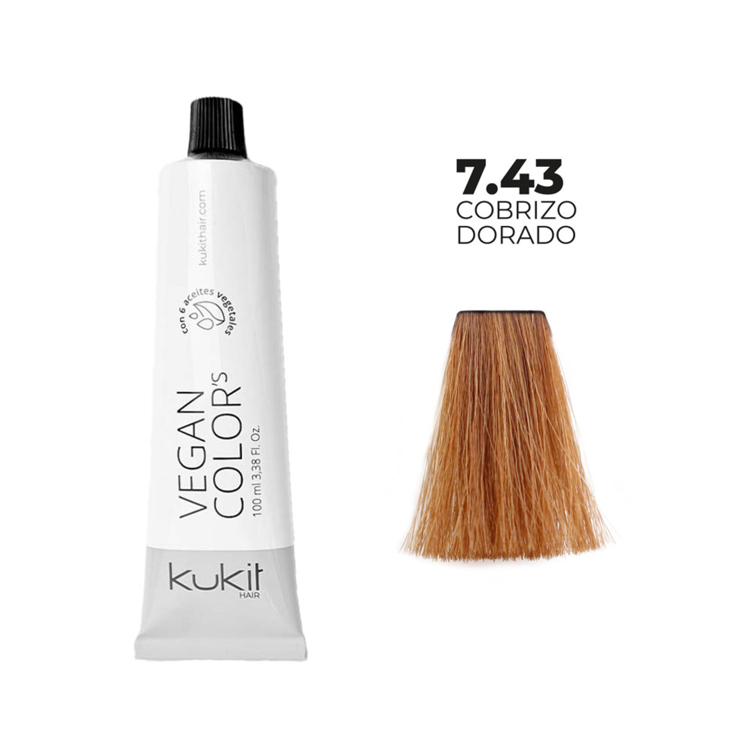 stylscomercial stylsigualada stylshairproducts kukit tinte Nº 7.43