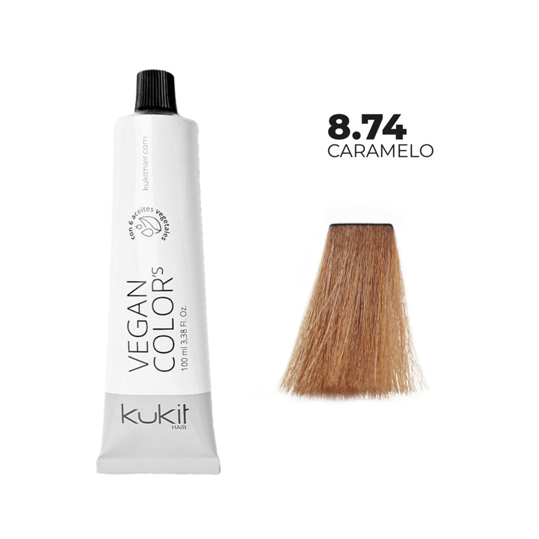 stylscomercial stylsigualada stylshairproducts kukit tinte Nº 8.74 2