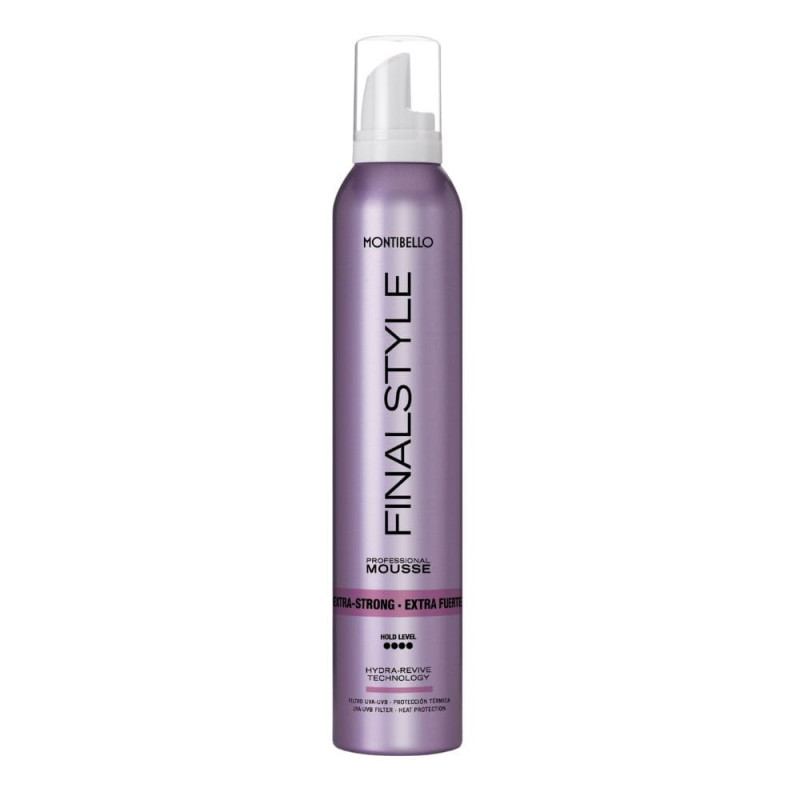 stylscomercial stylsigualada stylshairproducts montibello fynal style mousse extra strong 3