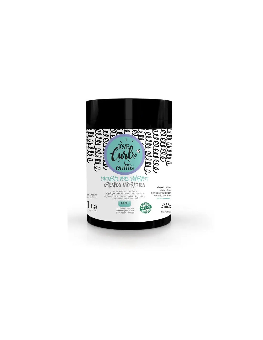 stylscomercial stylsigualada griffus love curls Crema para Peinar (4ABC) Crespos 1000 ml
