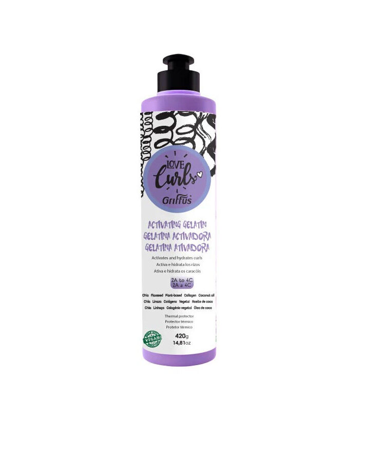 stylscomercial stylsigualada griffus love curls Gelatina ativadora de Caracóis 420 g